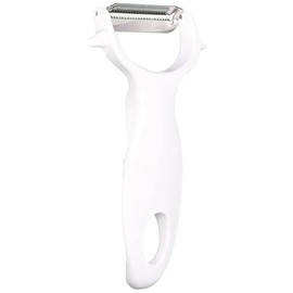 Shimomura Kougyou FV-658 Full Vegetable Tsma Peeler, Made in Japan, Niigata, Tsubame Sanjo, White