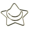 dohobby 50pcs Creative Moon and Star Shaped Paper Clip, Cute