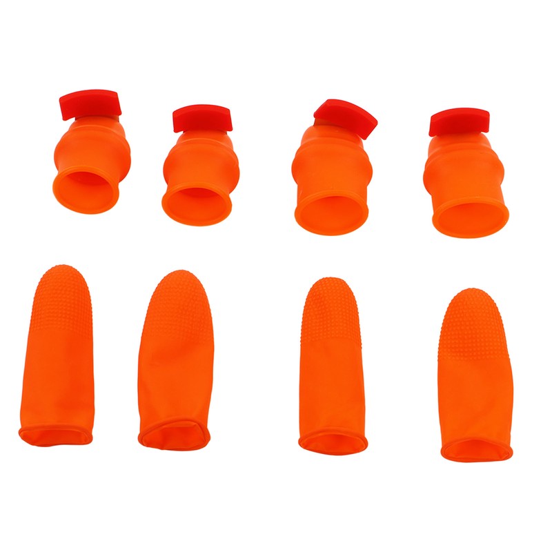 Silicone Thumb Knife Stainless Steel Thumb Knife Picker for Peel