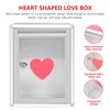 Operitacx File Holder Transparent Donation Box Suggestion Box Wall Mounted