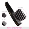 Vega Graduated Dressing Comb, black, 30 g
