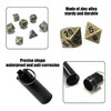 1 Mini Dice Set, 1 Piece Storage Box Keychain, Cube