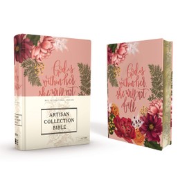 NIV, Artisan Collection Bible, Cloth over Board, Pink Floral, Designed Edges under Gilding, Red Letter, Comfort Print