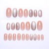 24 pcs Nail Tips, Medium Length, Beautiful and Lovely Cat