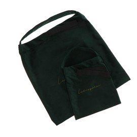 FRCOLOR 2pcs Vintage Drawstring Makeup Pouch Opaque Cosmetic Organizer for Travel Business Storage Compact Lightweight Design for Cosmetics Stationery Essentials