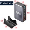 600W USB C Charger - 8-Port Fast Charging Station with