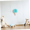 Hohopeti Cute Ice Cream Shaped Cartoon Wall Clock for Kids