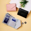 FATASH Credit Card Holder, PU Leather Bifold Design Wallet with
