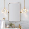 Modern Crystal Pendant Light in Gold Brushed Brass Finish Mini
