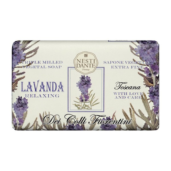 Nesti Dante Nesti dante dei colli fiorentini triple milled vegetal soap - tuscan lavender, 8.8oz, 8.8 Ounce