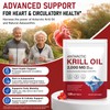 Antarctic Krill Oil 2000mg Softgels with Omega-3s EPA, DHA, Astaxanthin