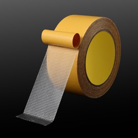 Double Sided Tape Woodworking Tape Super Thin Strong Viscosity Fiber Mesh Carpet Tape 2 in by 66 FT High Tack Two Sided Super Sticky Removable Residue Free Dual Sided Tape