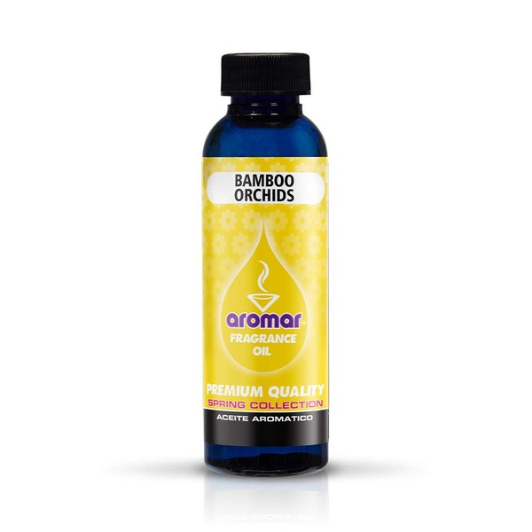 Aromar Aromatherapy spa collection essential aromatic fragrance oil Bamboo Orchids 2.2oz Made in Usa