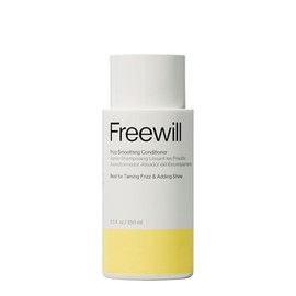 Freewill Acondicionador Suavizante Antifrizz Para Mujeres, Con Aceites De Argán, Coco Y Jengibre. Fórmula Ligera, Sin Sulfatos Y Desenredante Para Cabello Rizado, Ondulado Y Seco, 237 Ml (8.5 Oz Líq.)