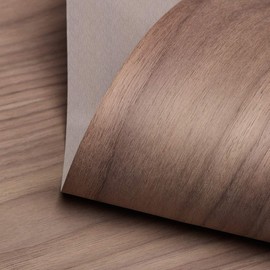 Edge Supply Walnut Wood Veneer Sheet Flat Cut, 24” x 96”, 10 mil Paper Back, “A” Grade Veneer Face – Easy Apply with Contact Adhesive Walnut Veneer Sheet – Veneer Sheets for Restoration of Furniture