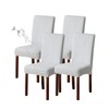 Genina Waterproof Chair Covers for Dining Room Set of 4