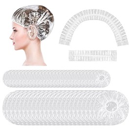 Morgles Protectores Oídos Ducha Gorros Impermeables Desechables Grandes Plástico Baño Tintes Capilares Acondicionamiento Casa