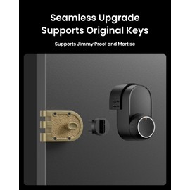 SwitchBot Lock Ultra Accessory Kit for Jimmy Proof & Mortise Lock, Easy Install