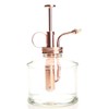Purism Style Plant Mister- Glass Bottle & Brass Sprayer (Clear