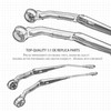 RigidWire 1 Pair Front Windshield Wiper Arm Kit Noiseless Rust