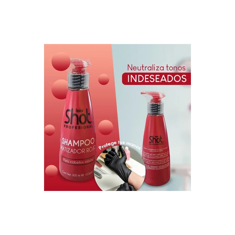 Shampoo Matizador Rojo Revive Tu Color Y Brillo