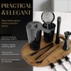 YXT & BEYOND Black Cocktail Shaker Set - 12-Piece Stainless