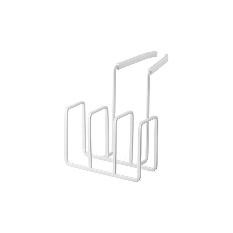 Yamazaki Industries 4399 Sponge Holder, 3 Rows, White, Approx. W