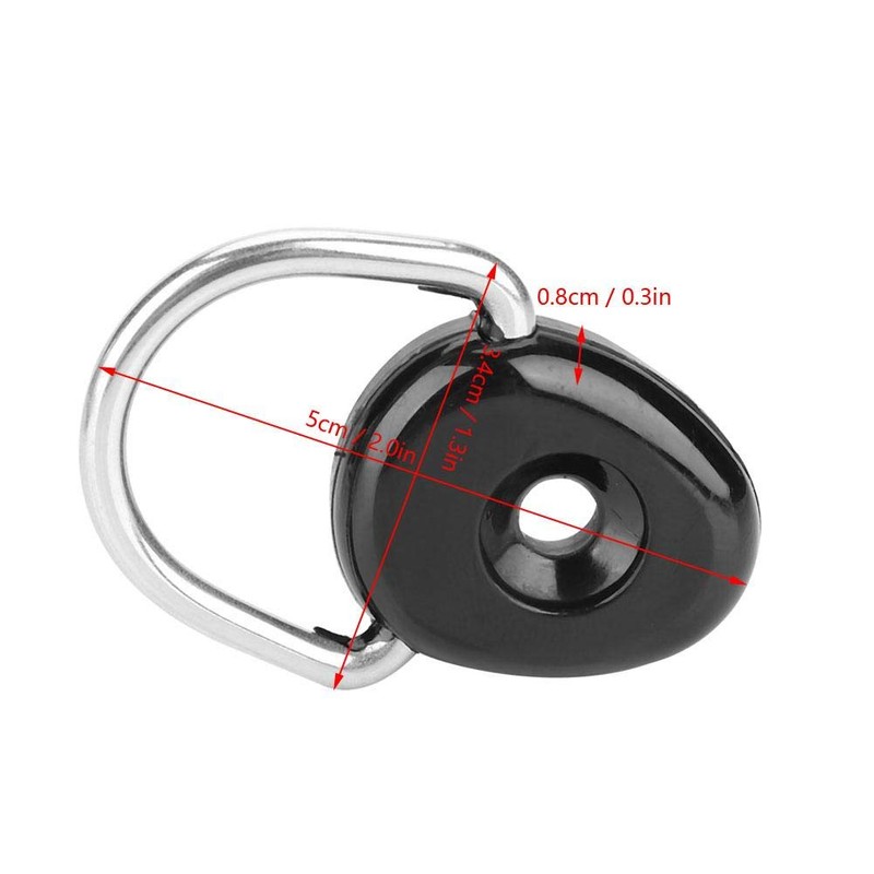 Kayak D Ring, 6Pcs Canoe D Buckle Tie Down Loop