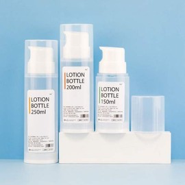 Large Vacuum Cosmetic Lotion Empty Bottle Container 200ml / 화장품 대형 진공 로션 공병 용기 200ml