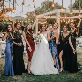 1 Bride to be Sash + 11 Team Bride Sash, Hen Party Decoration, Suitable for Stag Night Women, Hen Night