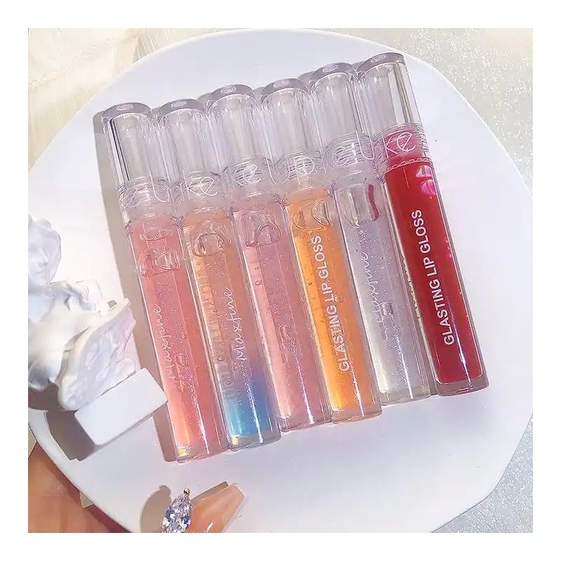 R.Y.M Lip Gloss Clear Glossy, Stay Moisturizing, Hydrating, Dry Lip