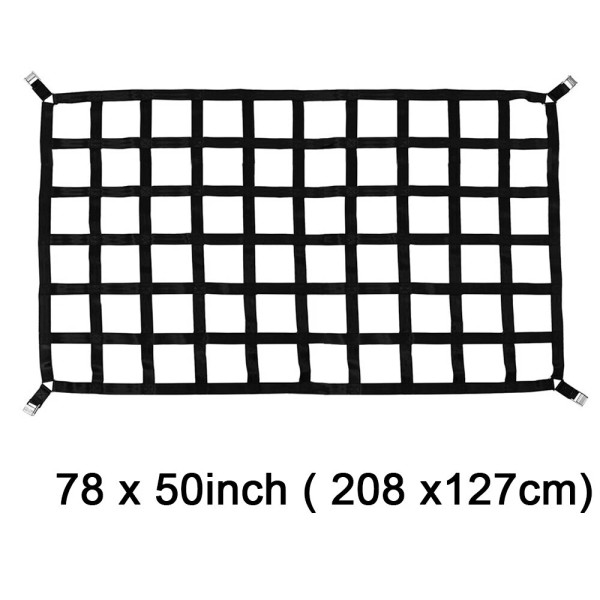TTLIFE 78in X 50in Cargo Net Truck Long Bed Cargo