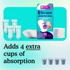 Because Premium Incontinence Booster Pads for Men and Women, Adds