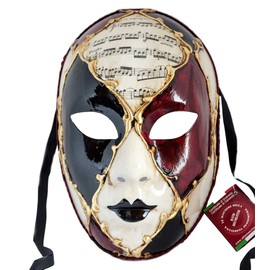 Lannakind Venetian Mask Face Mask Volto Women's Carnival Ball Mask Masquerade Wall Decoration
