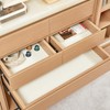 ALIUNI 100% EVA Shelf Liner for Kitchen Cabinet, 12" x