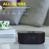 Sound Machine Alarm Clock for Bedrooms: Bluetooth 10W Stereo Sound