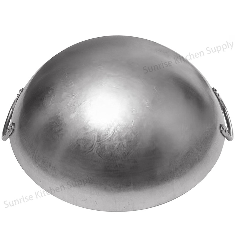 SUNRISE Kitchen Supply Heavy Duty Hong Kong Style Carbon Steel