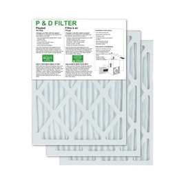 P & D Filter 14x14x1 MERV 8 Furnace Air Filter (3-Pack) | High Efficiency HVAC & AC Filter | Captures Dust, Pollen, Pet Dander | Easy to Install
