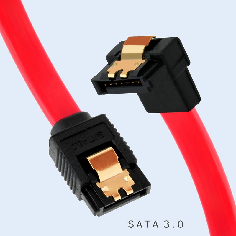 BIGtec SATA Cable 1m rot gerade/unten