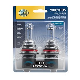 HELLA 9007TB Twin Blister Standard Halogen Bulb, 12 V, 65/55W, 2 Pack