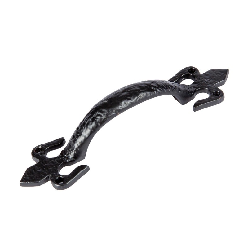 Hammer and Tongs - Rustic Fleur De Lis Door Handle