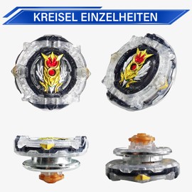 Hozuumo Bey Battling Tops, 4D Metal Fusion Fight Bey Burst Blade Set with B-184 Launcher, Spinning Set for Children Boys Girls19