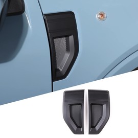 CHEAYAR Car Fender Side Vents ABS, Hood Side Air Vent Trim Covers Fit for Ford Maverick 2022, Fender Decorative Stickers, Side Decoration Fender Air Vent Trim Cover (Matt Black)