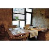 texpot Tablecloth 100 x 140 cm Brown/White Checked Cotton 2