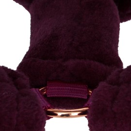 Start Halfter Plüsch mit Teddy-Kunstfell – weich gepolstert & verstellbar – Komfort Nylon Halfter für Pferde, robust, langlebig & pflegeleicht (Bordeaux, Cob (Vollblut))