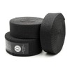 CRAFTMEMORE Black Webbing, Natural Cotton Webbing, Ribbon for Arts &