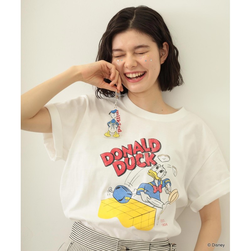 Milkfed Keychain DONALD DUCK/BACK VIEW KEYCHAIN MULTI ONE SIZE, multicolor,