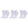tittimitti 98% Organic Cotton Women's Ankle Socks (3-Pack). (US, Numeric,