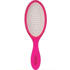 HAIR DETANGLER: WET-N-DRY BRUSH (NEON PINK)