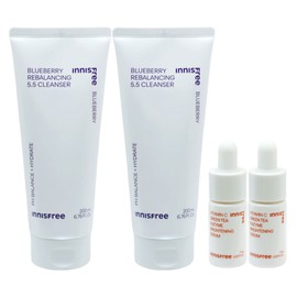 Innisfree Blueberry Rebalancing 5.5 Cleanser Large Capacity 200ml x 2+ / 이니스프리 블루베리 리밸런싱 5.5 클렌저 대용량 200ml 2개+